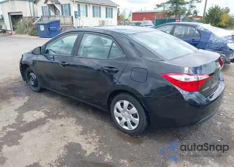 2015 Toyota Corolla Le z USA, uszkodzony, nr VIN 2T1BURHE3FC421128